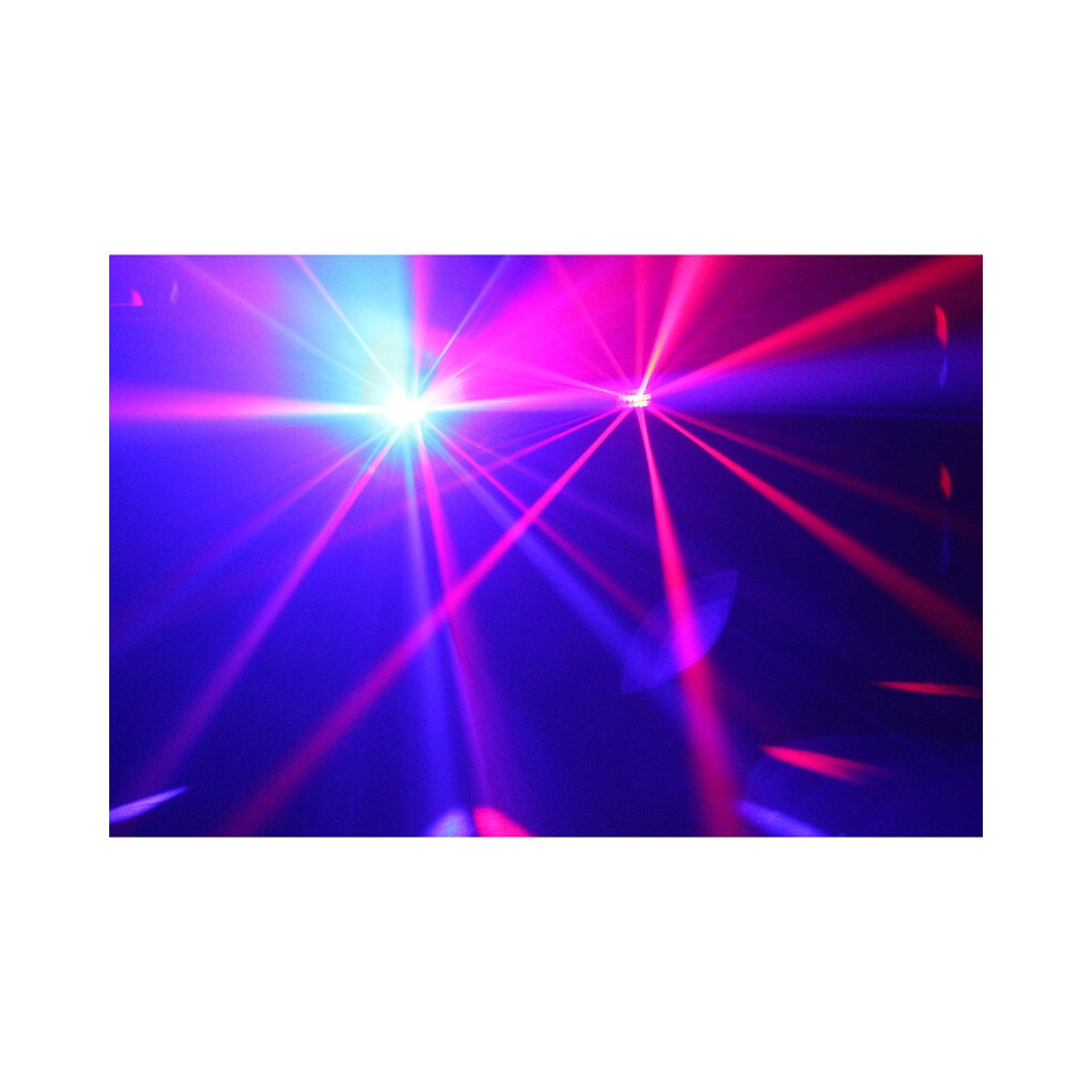 Espectáculo de luces LED BoomTone DJ 4 x 5 W RGBW, control remoto IR incluido