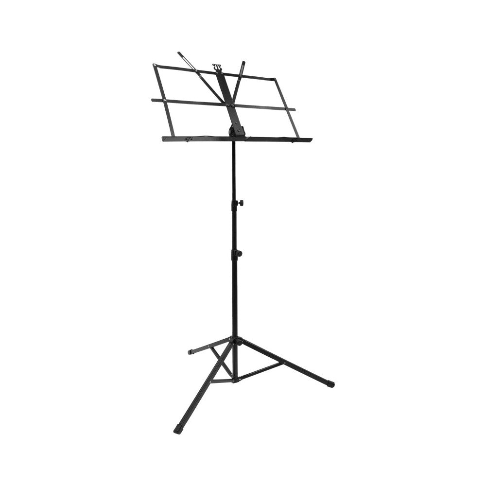 BoomTone DJ Foldable music stand, adjustable height, black color, adjustable high from 46 to 110 cm