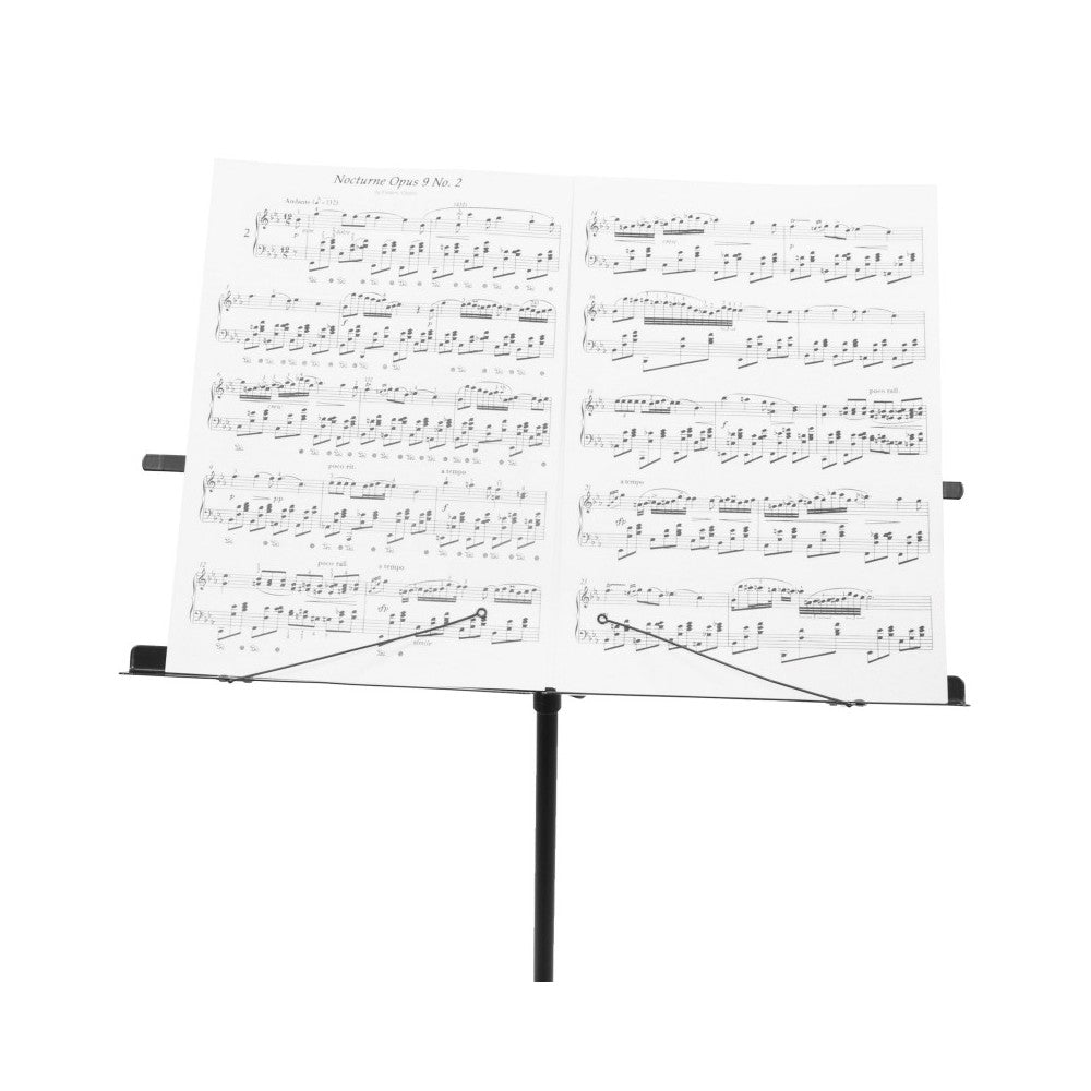 BoomTone DJ Foldable music stand, adjustable height, black color, adjustable high from 46 to 110 cm