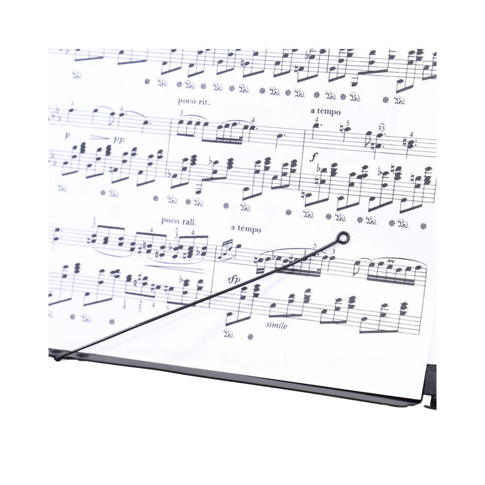 BoomTone DJ Foldable music stand, adjustable height, black color, adjustable high from 46 to 110 cm