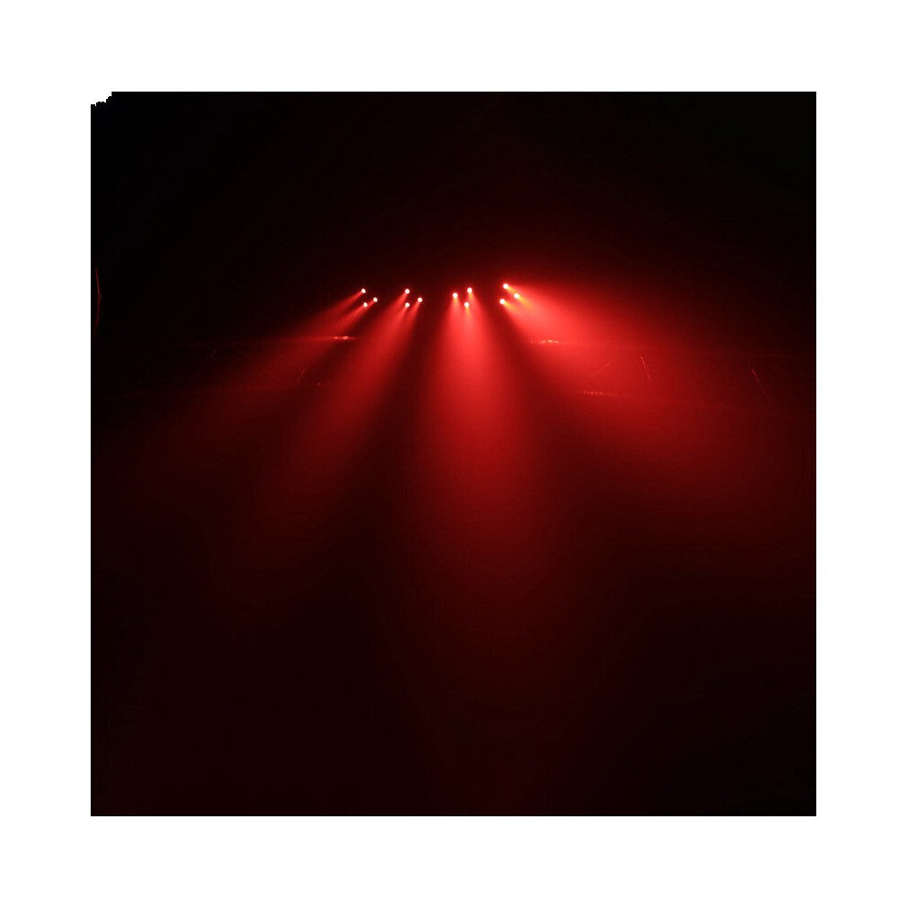 BoomTone DJ Lighting stand with 2 projectors of 9 multicolored RGBW 1 W LEDs and 2 Nano Derby of 12 W each