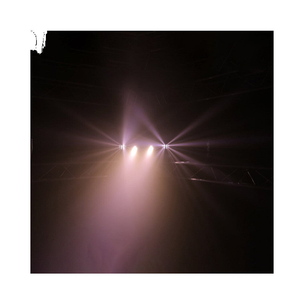 BoomTone DJ Lighting stand with 2 projectors of 9 multicolored RGBW 1 W LEDs and 2 Nano Derby of 12 W each