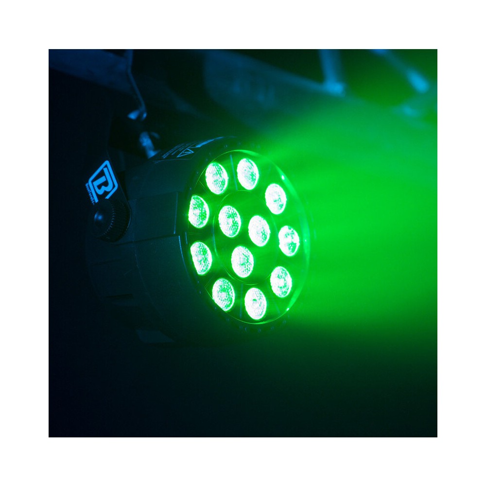 BoomTone DJ 12 x 3 W RGB 3 en 1 PAR LEDs con mando a distancia