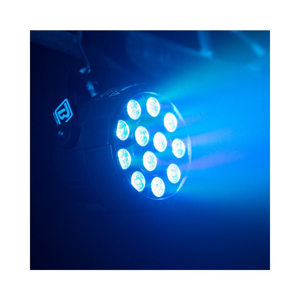 BoomTone DJ 12 x 3 W RGB 3 en 1 PAR LEDs con mando a distancia