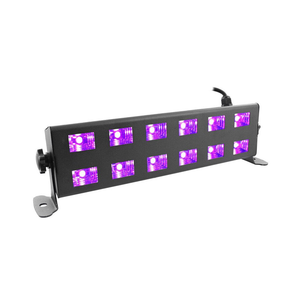 BoomTone DJ 12 x 1 W UV LED BAR black light projector