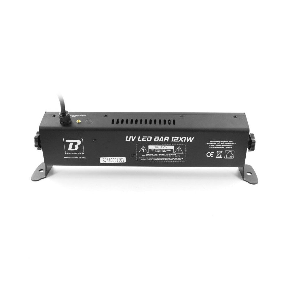 BoomTone DJ 12 x 1 W UV LED BAR black light projector