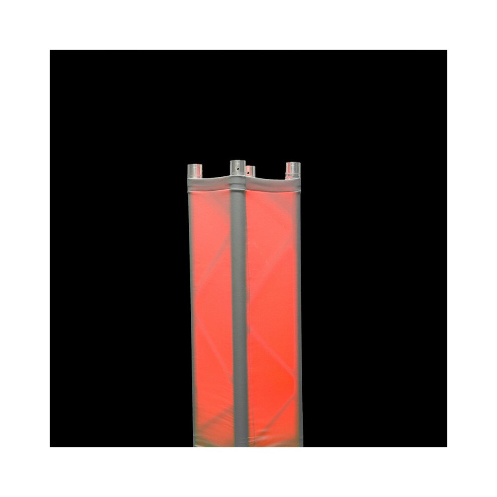 BoomTone DJ Lycra cover for square truss or totem in white, 2m height