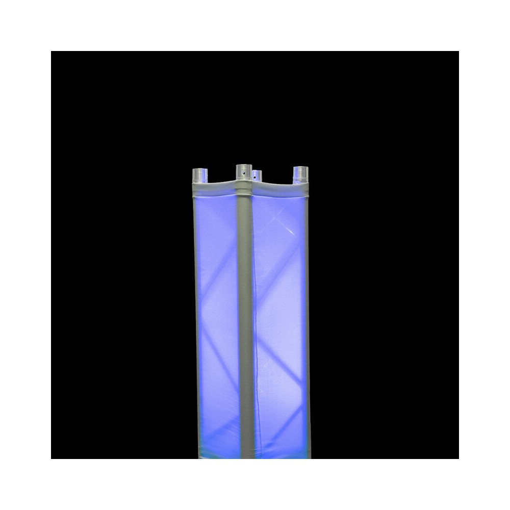 BoomTone DJ Lycra cover for square truss or totem in white, 2m height