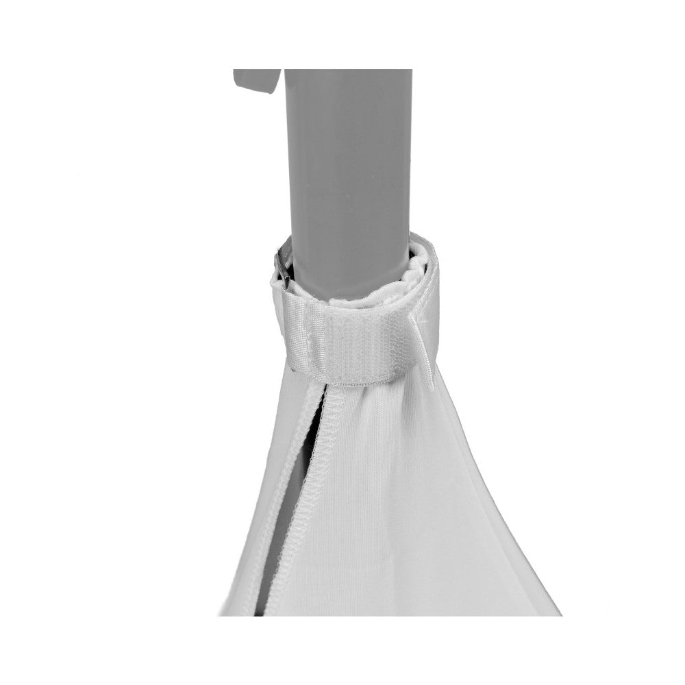 BoomTone DJ White 70 cm Cubierta de licra para altavoces o soportes de iluminación