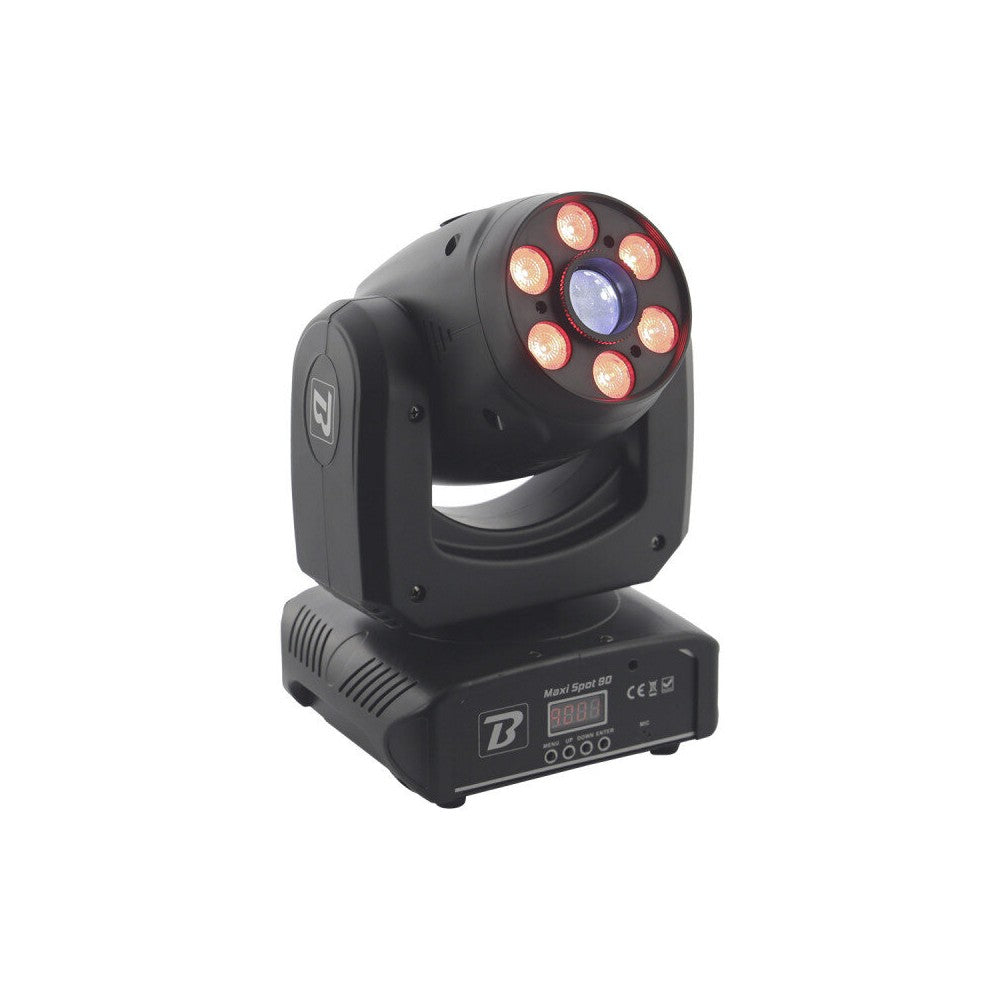 BoomTone DJ 2-in-1 Wash and a Spot moving head with 6 x 10 W RGBW LEDs