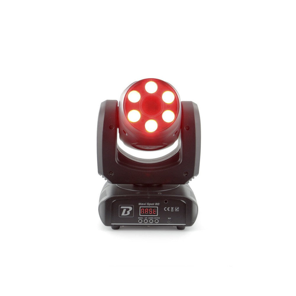 BoomTone DJ 2-in-1 Wash and a Spot moving head with 6 x 10 W RGBW LEDs