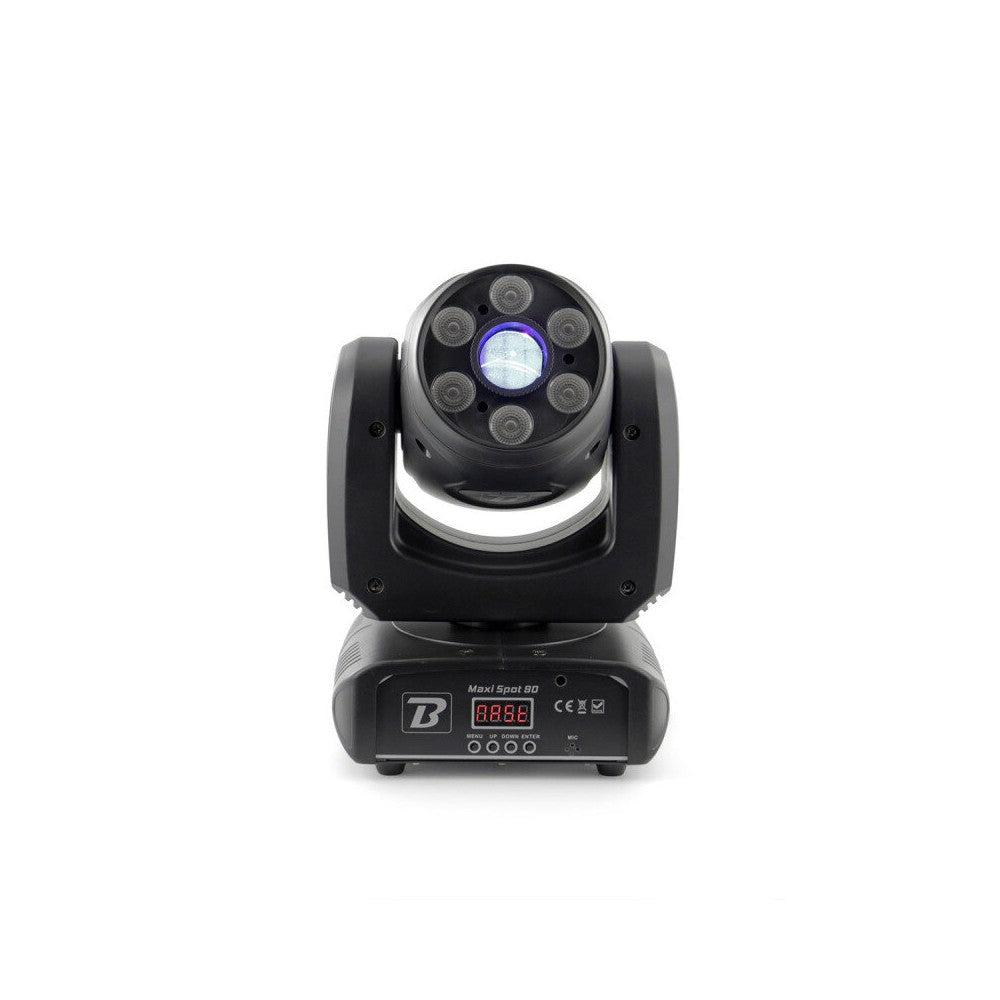 BoomTone DJ 2-in-1 Wash and a Spot moving head with 6 x 10 W RGBW LEDs