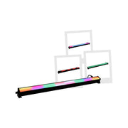 BoomTone DJ Wash and Beam LED bar equipped with 224 multicolored 3-in-1 LEDs