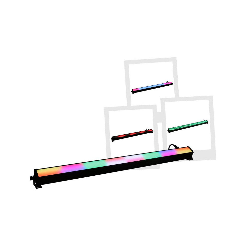 BoomTone DJ Wash and Beam LED bar equipped with 224 multicolored 3-in-1 LEDs