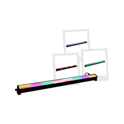 BoomTone DJ Wash and Beam LED bar equipped with 224 multicolored 3-in-1 LEDs