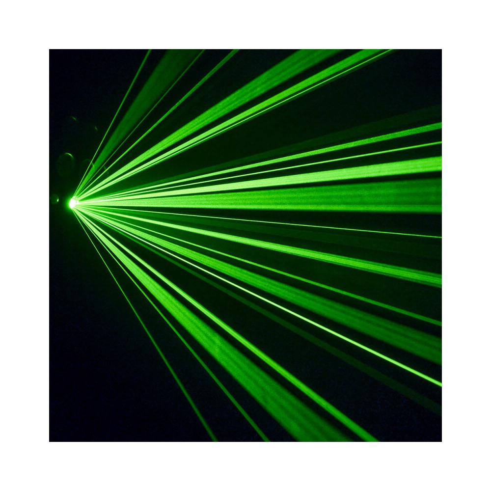 BoomTone DJ Efecto LED 4 en 1: haces de colores, láser rojo y verde, animación de fiesta y estroboscopio