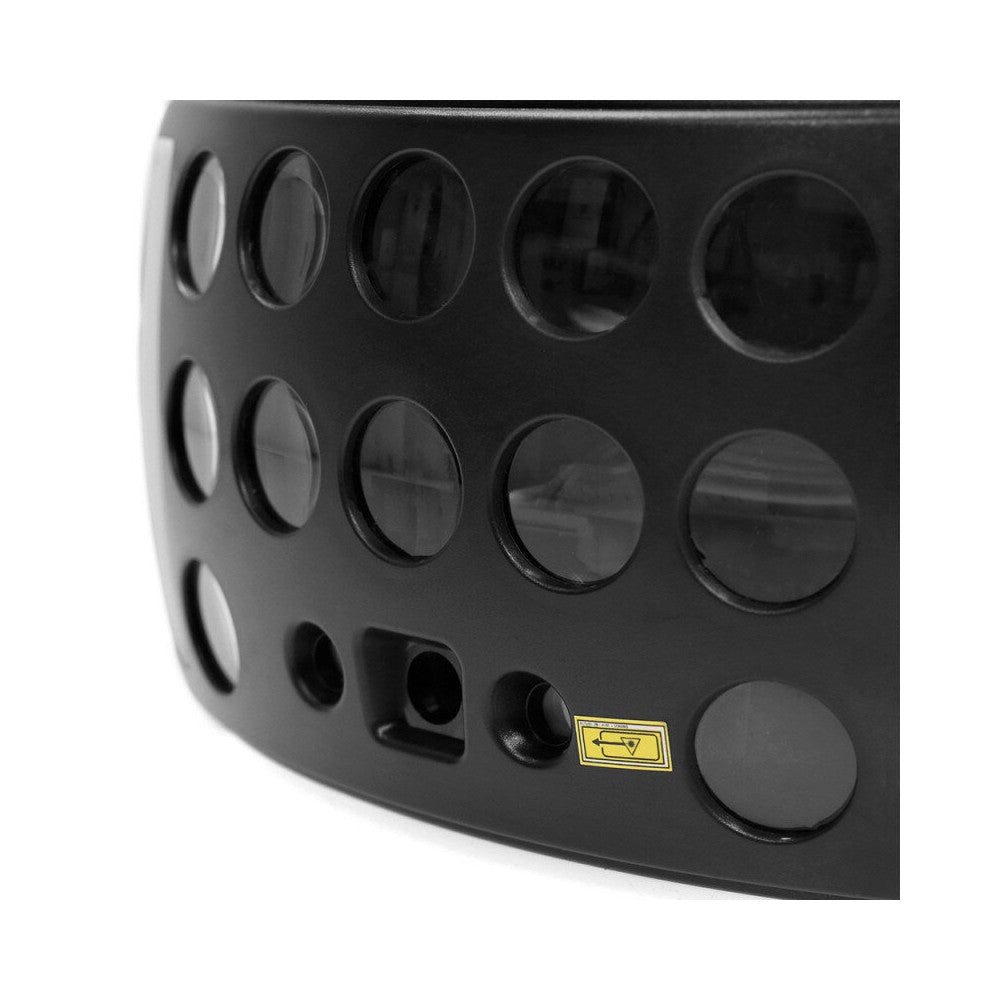 BoomTone DJ Efecto LED 4 en 1: haces de colores, láser rojo y verde, animación de fiesta y estroboscopio