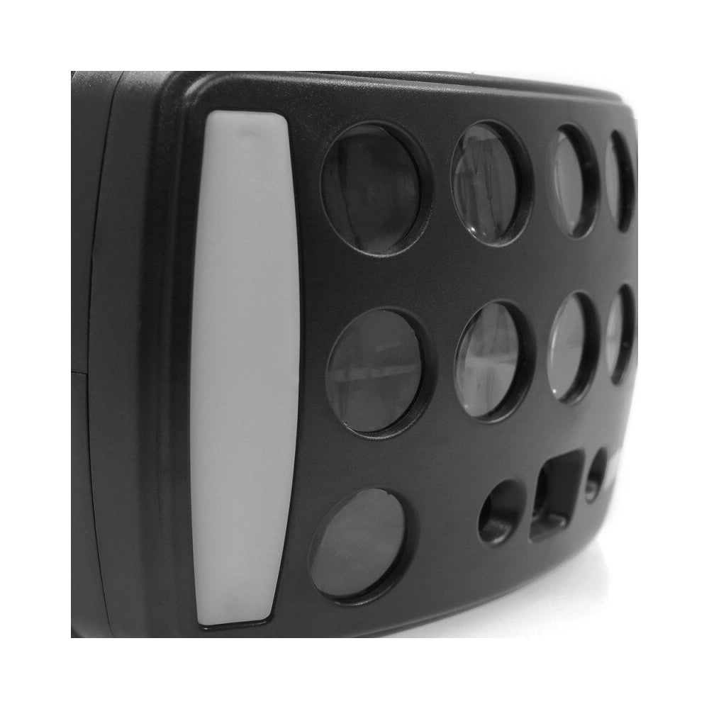 BoomTone DJ Efecto LED 4 en 1: haces de colores, láser rojo y verde, animación de fiesta y estroboscopio