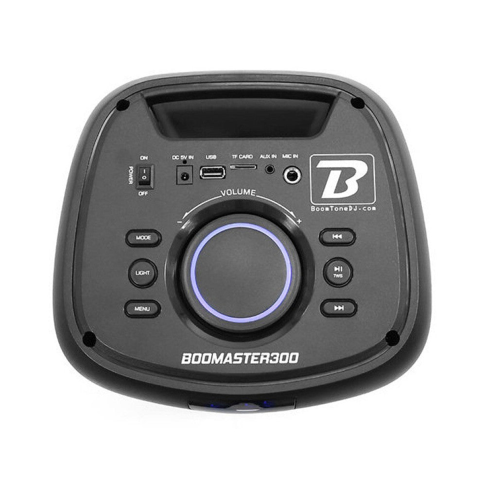 Altavoz portátil activo BoomTone DJ 250 W para karaoke, a batería, Bluetooth
