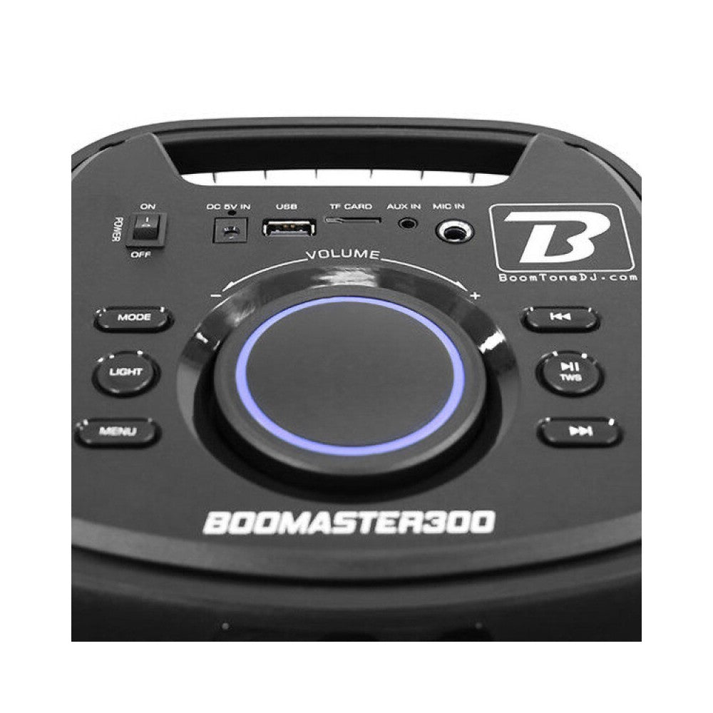 Altavoz portátil activo BoomTone DJ 250 W para karaoke, a batería, Bluetooth