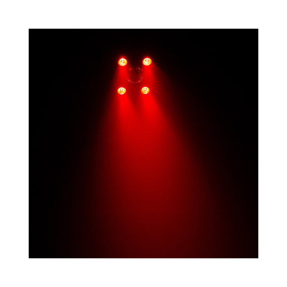 BoomTone DJ 5-in-1 light show: strobe, crystal ball, UV, laser and LED wash, 18 DMX channels,  remote control