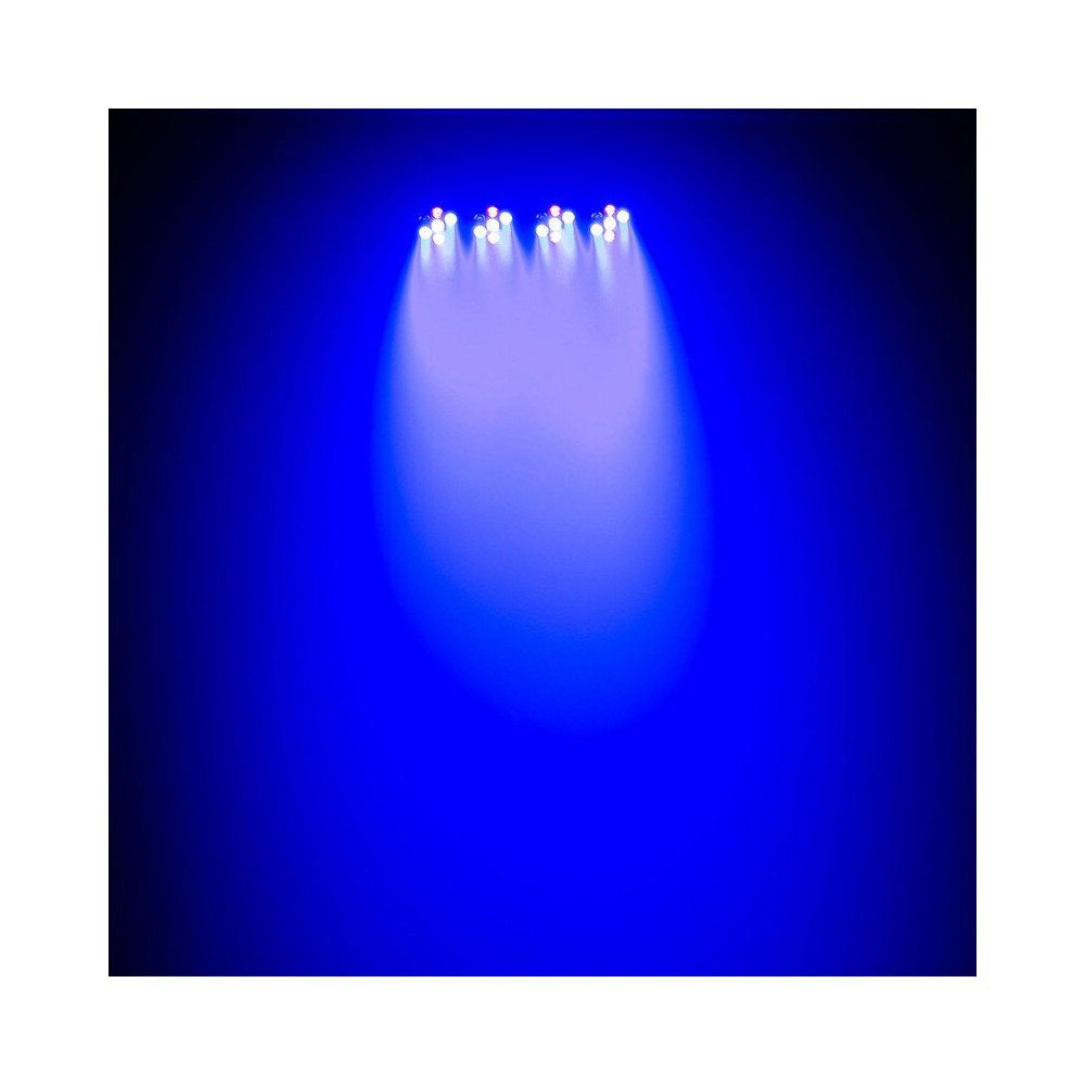 BoomTone DJ Wash type LED light show equipped with 28 RGB LEDs, delivered with height-adjustable tripod