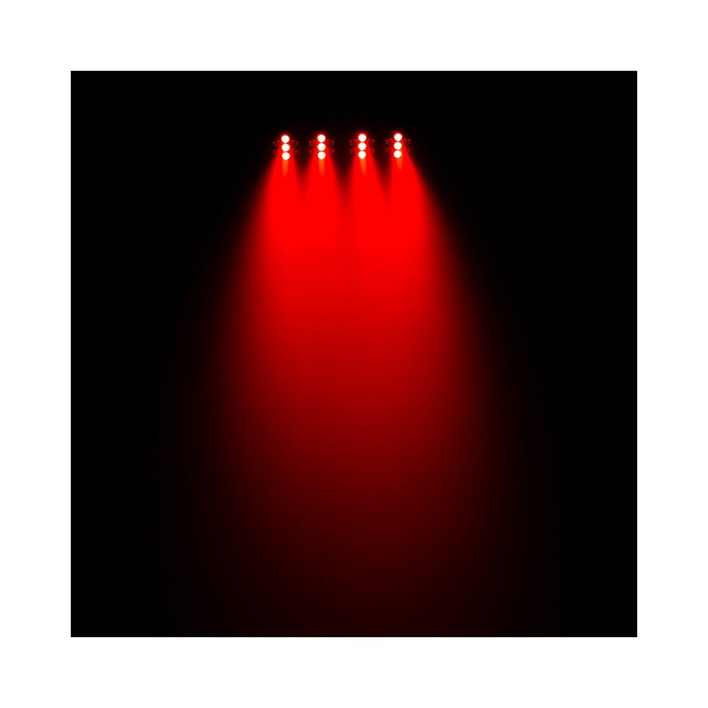BoomTone DJ Wash type LED light show equipped with 28 RGB LEDs, delivered with height-adjustable tripod