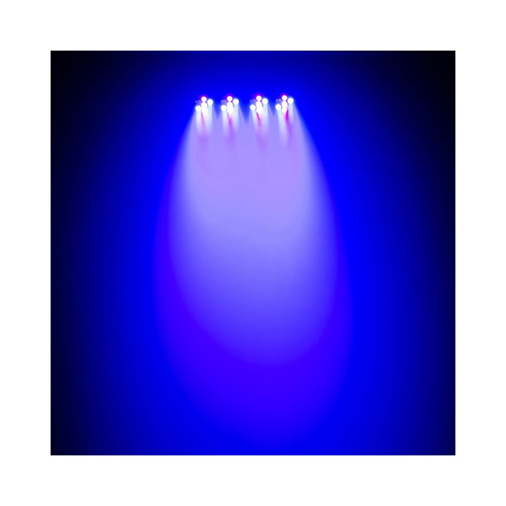 BoomTone DJ Wash type LED light show equipped with 28 RGB LEDs, delivered with height-adjustable tripod