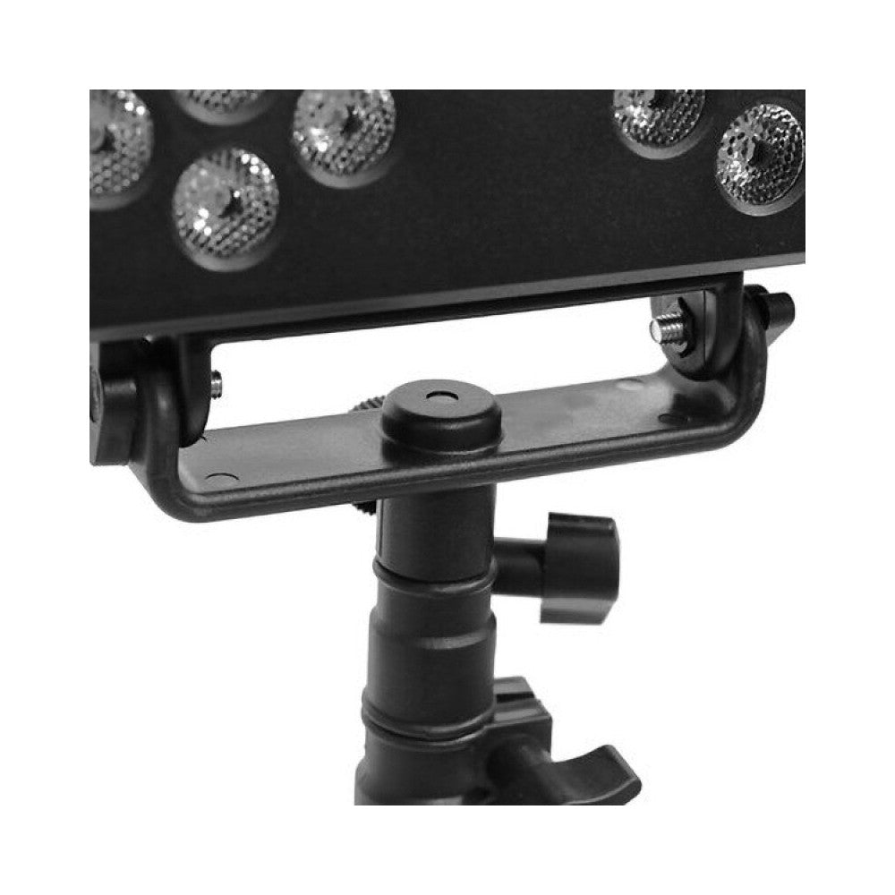 BoomTone DJ 2-in-1 multibeam effect and multicolored wash LED light set with adjustable tripod and  remote control