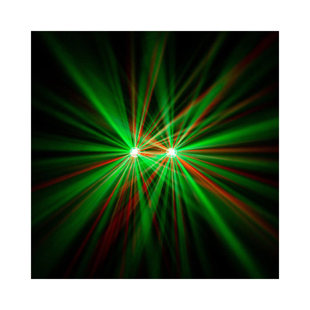 BoomTone DJ 2-in-1 multibeam effect and multicolored wash LED light set with adjustable tripod and  remote control