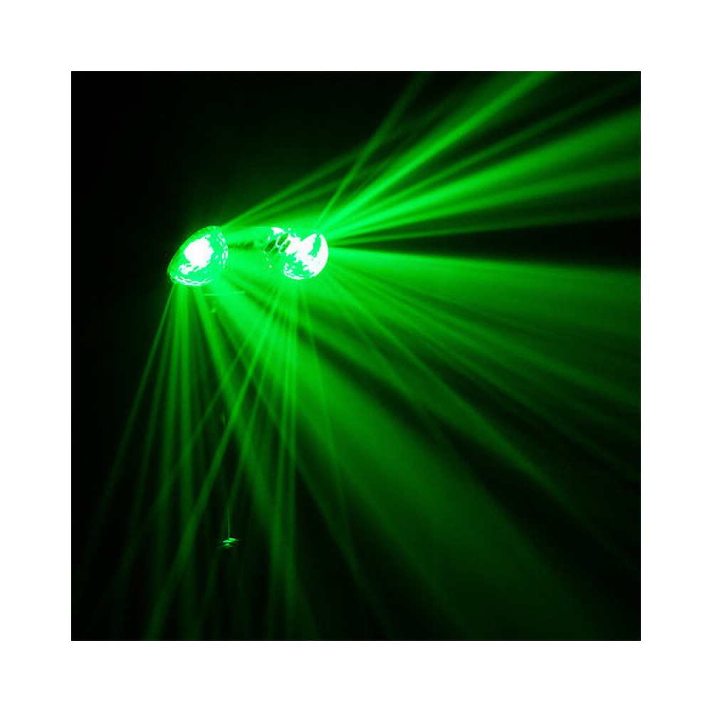 BoomTone DJ 2-in-1 multibeam effect and multicolored wash LED light set with adjustable tripod and  remote control
