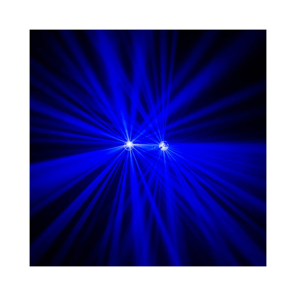 BoomTone DJ 2-in-1 multibeam effect and multicolored wash LED light set with adjustable tripod and  remote control