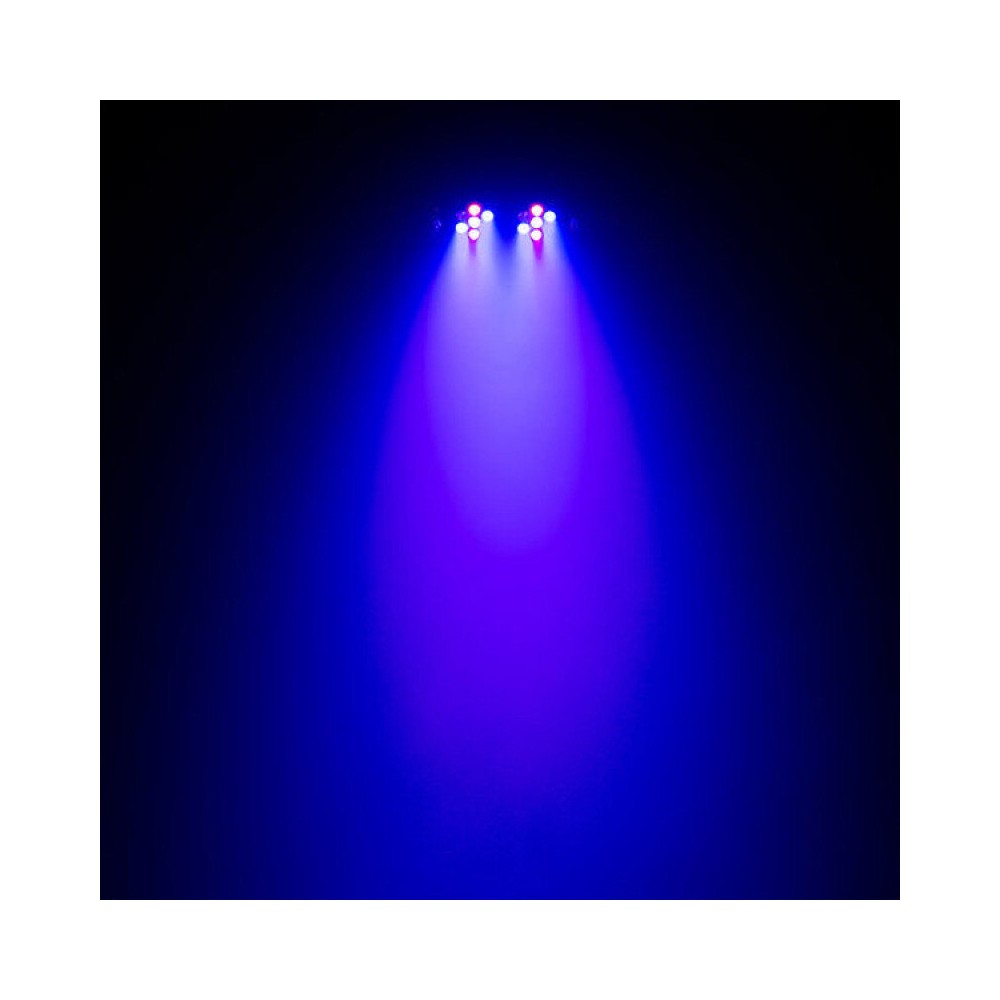 BoomTone DJ 2-in-1 multibeam effect and multicolored wash LED light set with adjustable tripod and  remote control