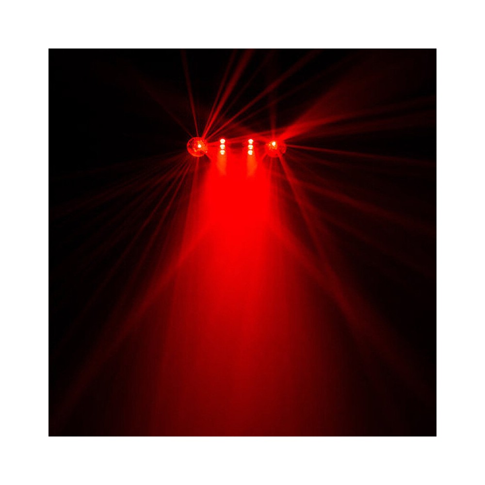 BoomTone DJ 2-in-1 multibeam effect and multicolored wash LED light set with adjustable tripod and  remote control