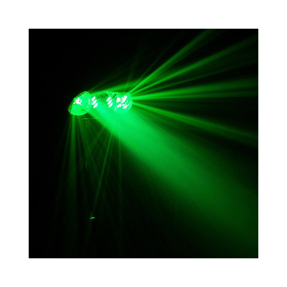 BoomTone DJ 2-in-1 multibeam effect and multicolored wash LED light set with adjustable tripod and  remote control