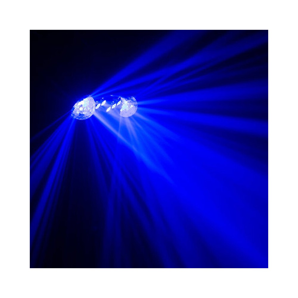 BoomTone DJ 2-in-1 multibeam effect and multicolored wash LED light set with adjustable tripod and  remote control