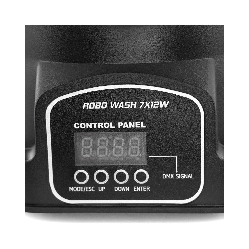 Cabeza móvil wash BoomTone DJ 7 x 12 W 4 en 1 LED