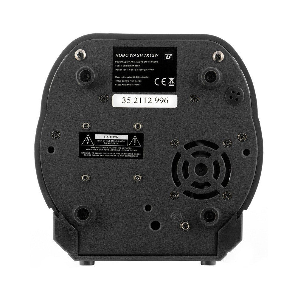 Cabeza móvil wash BoomTone DJ 7 x 12 W 4 en 1 LED