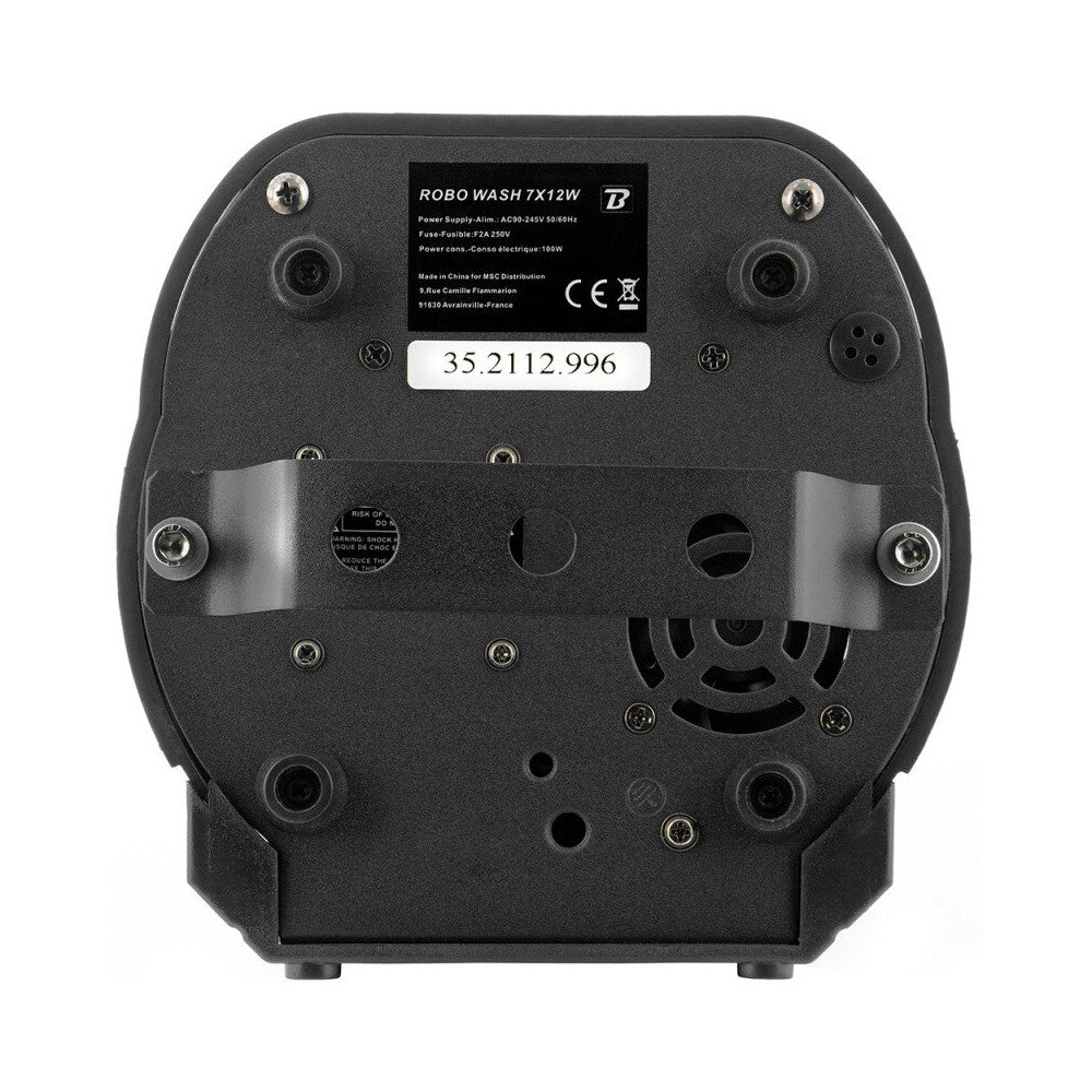 Cabeza móvil wash BoomTone DJ 7 x 12 W 4 en 1 LED