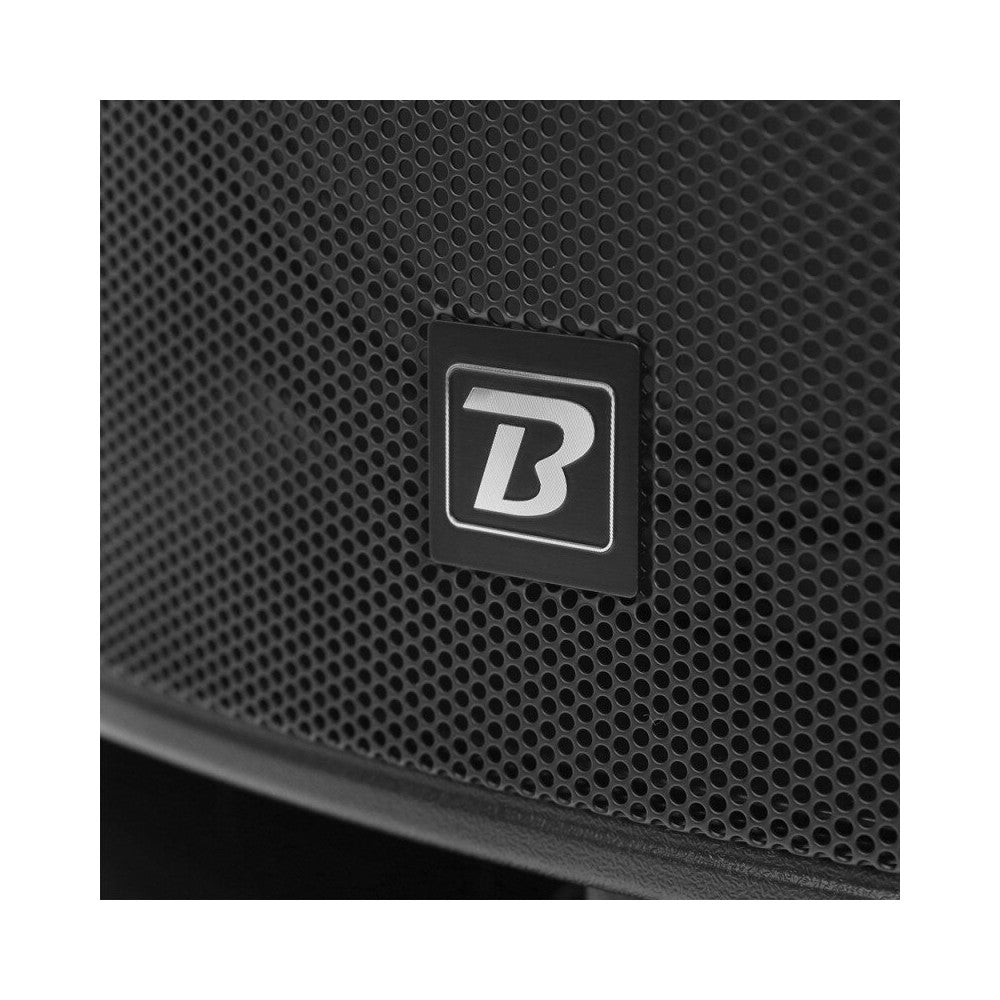 BoomTone DJ 800 W mobile loudspeaker, 15" woofer, SD card reader, USB and IR remote control, battery powered