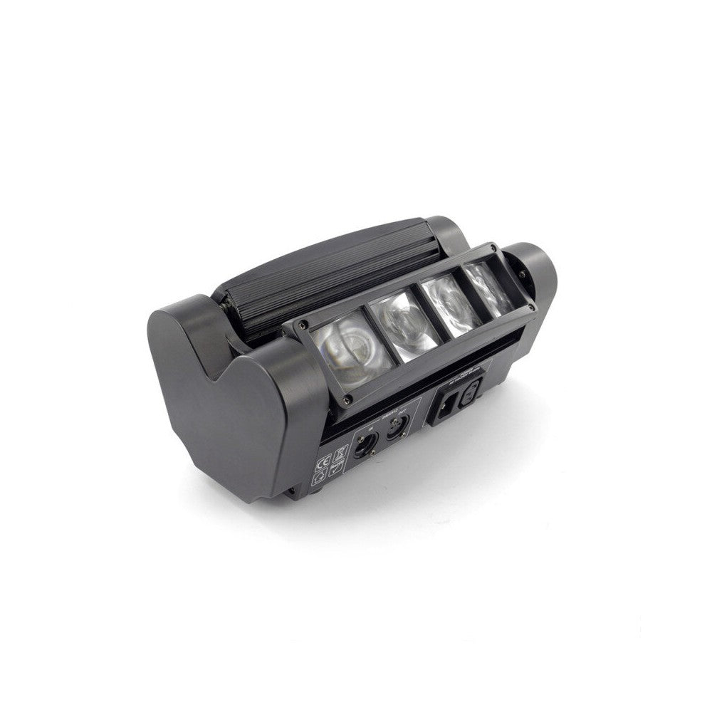 BoomTone DJ Beam effect light show, 2 x 4 lenses, 8 x 3W RGBW 4-in-1 CREE LED