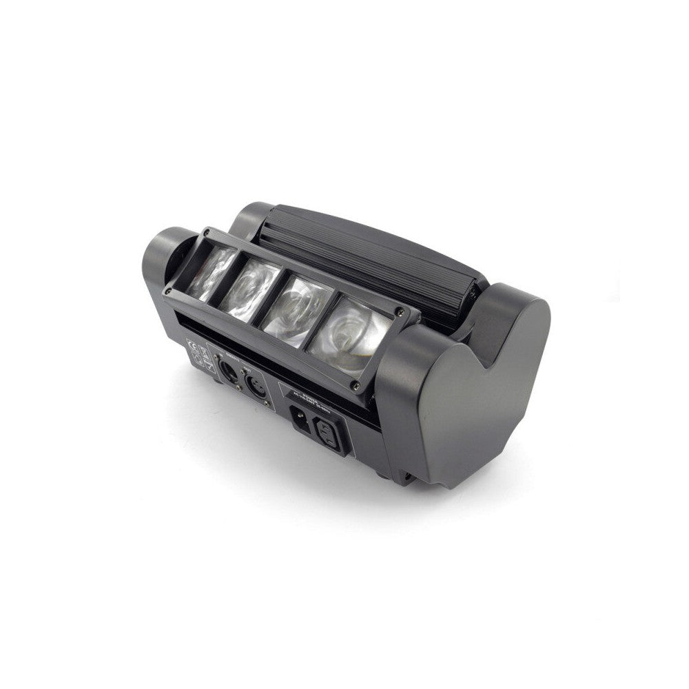 BoomTone DJ Beam effect light show, 2 x 4 lenses, 8 x 3W RGBW 4-in-1 CREE LED