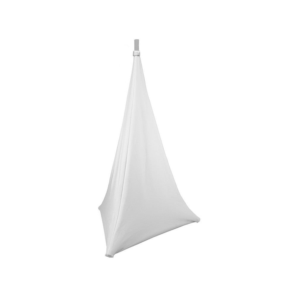 BoomTone DJ White Lycra to hide the speaker stand