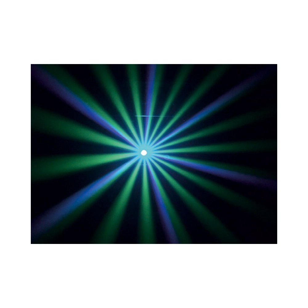 Luces de efecto BoomTone DJ MoonFlower con 60 LED RGBWA, alto brillo