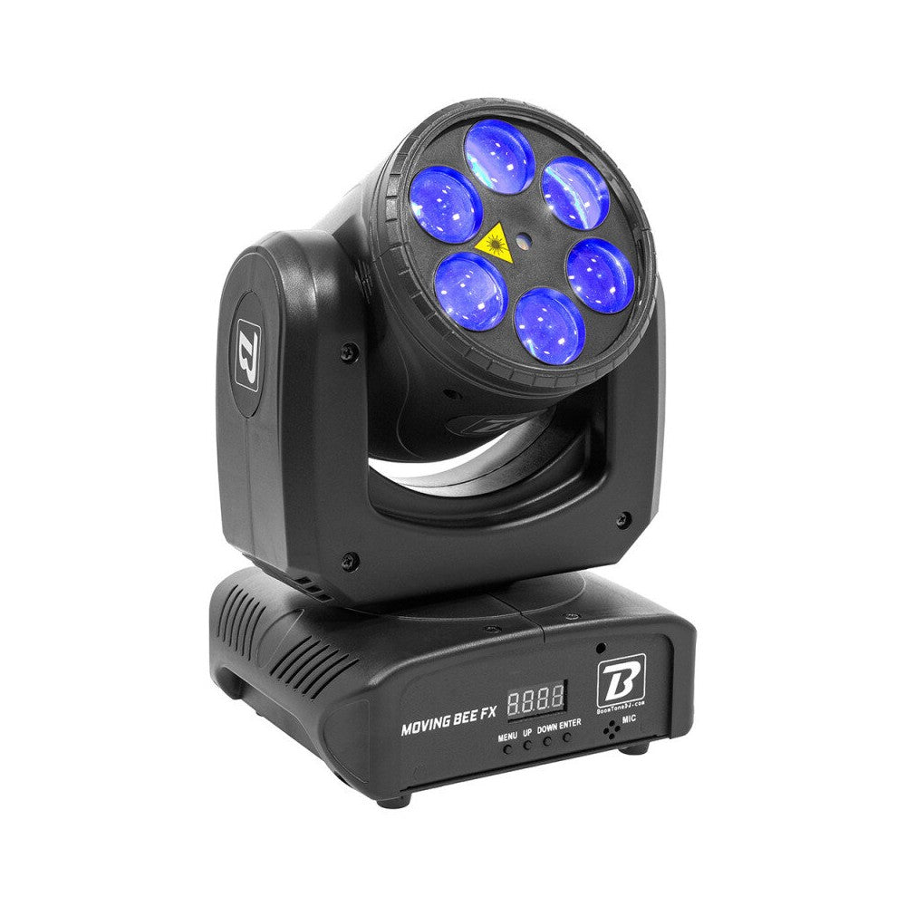 BoomTone DJ Multi-function LED moving head with rotating effect and laser