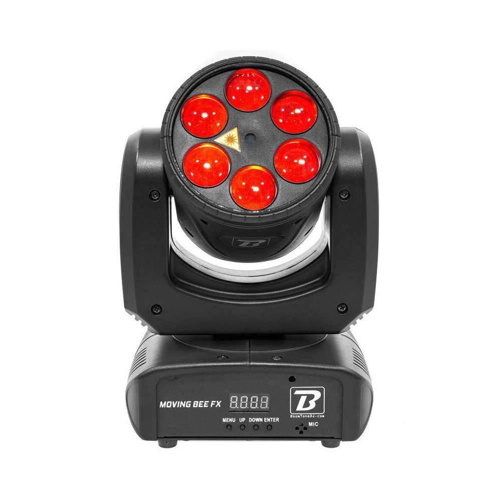 BoomTone DJ Multi-function LED moving head with rotating effect and laser