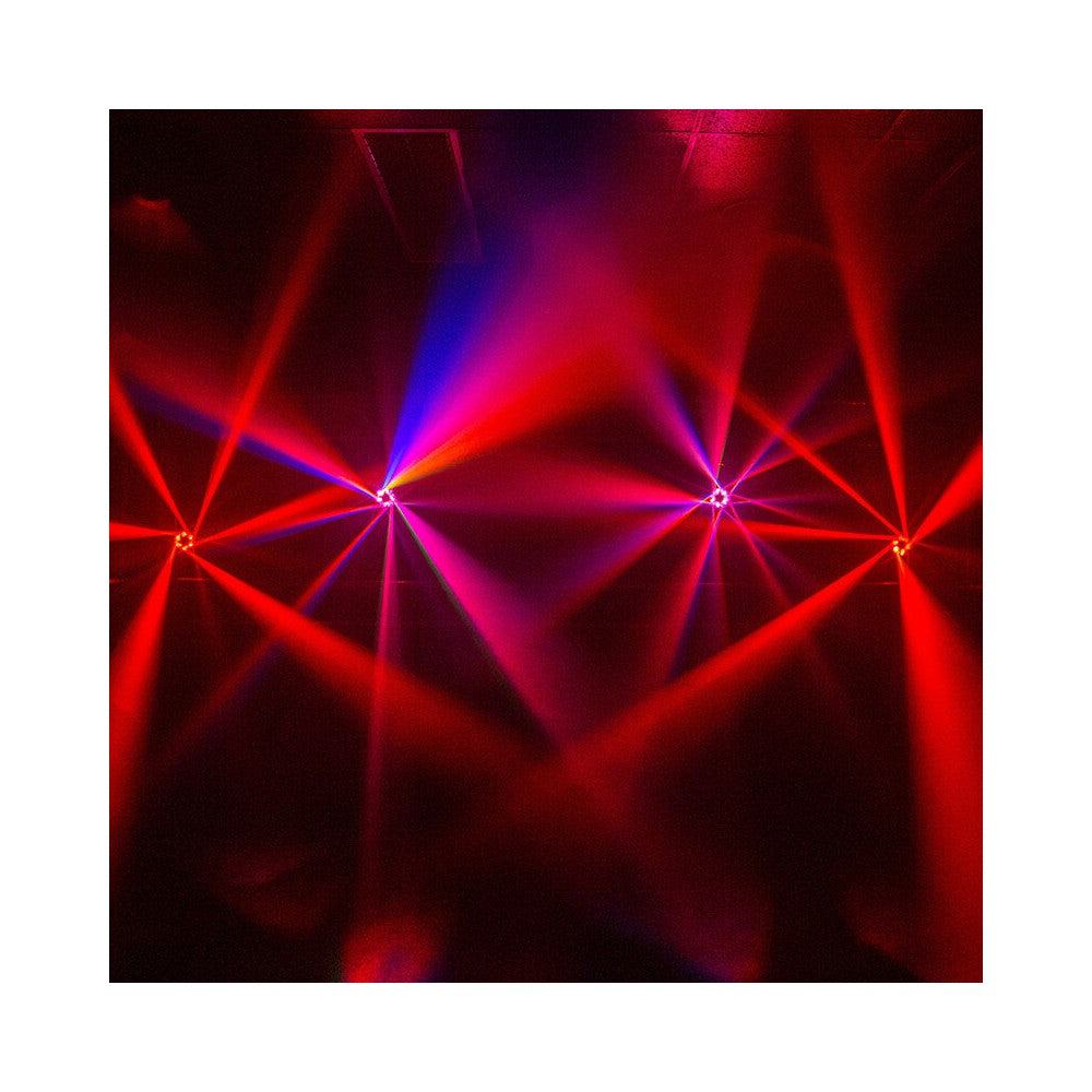 BoomTone DJ Multi-function LED moving head with rotating effect and laser