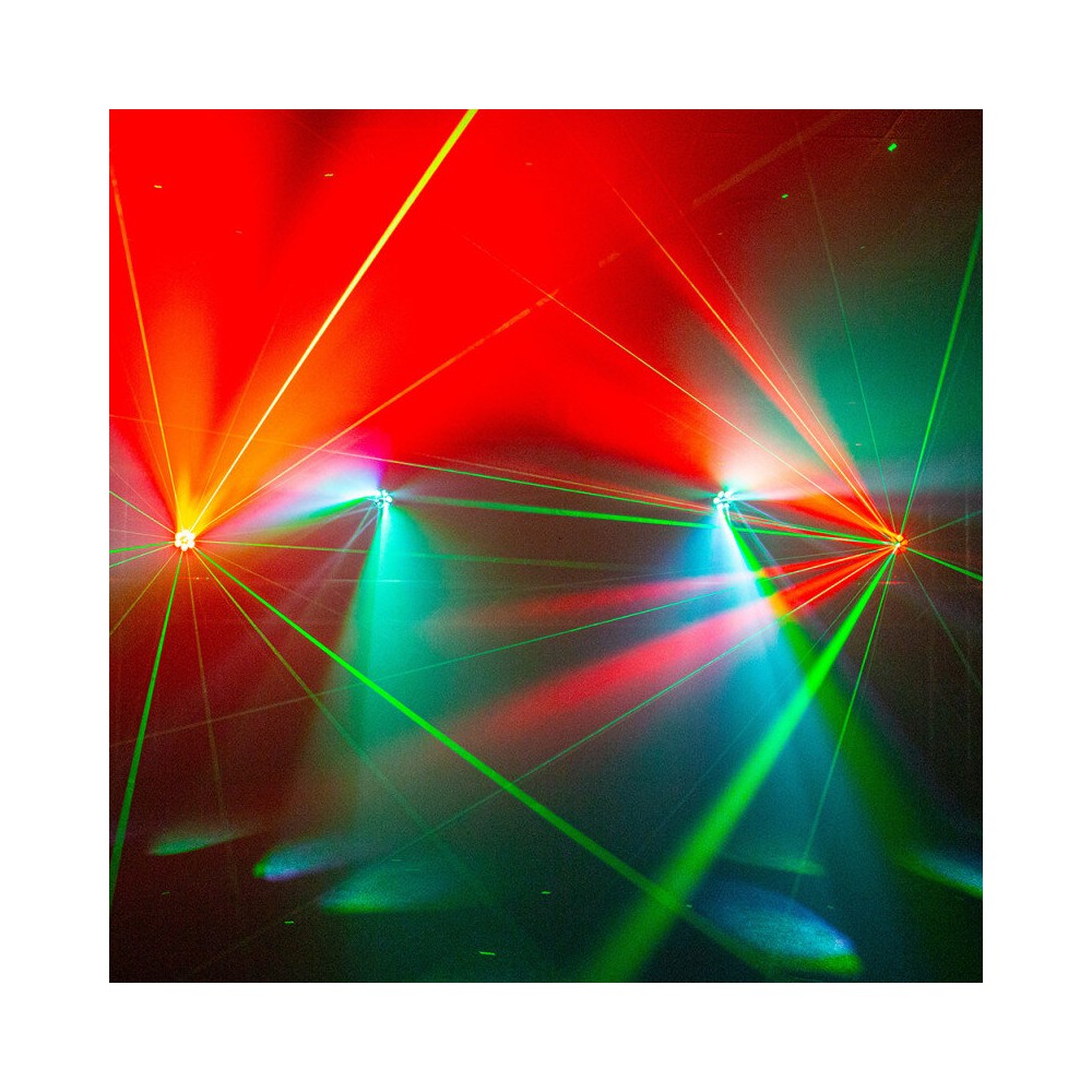 BoomTone DJ Multi-function LED moving head with rotating effect and laser