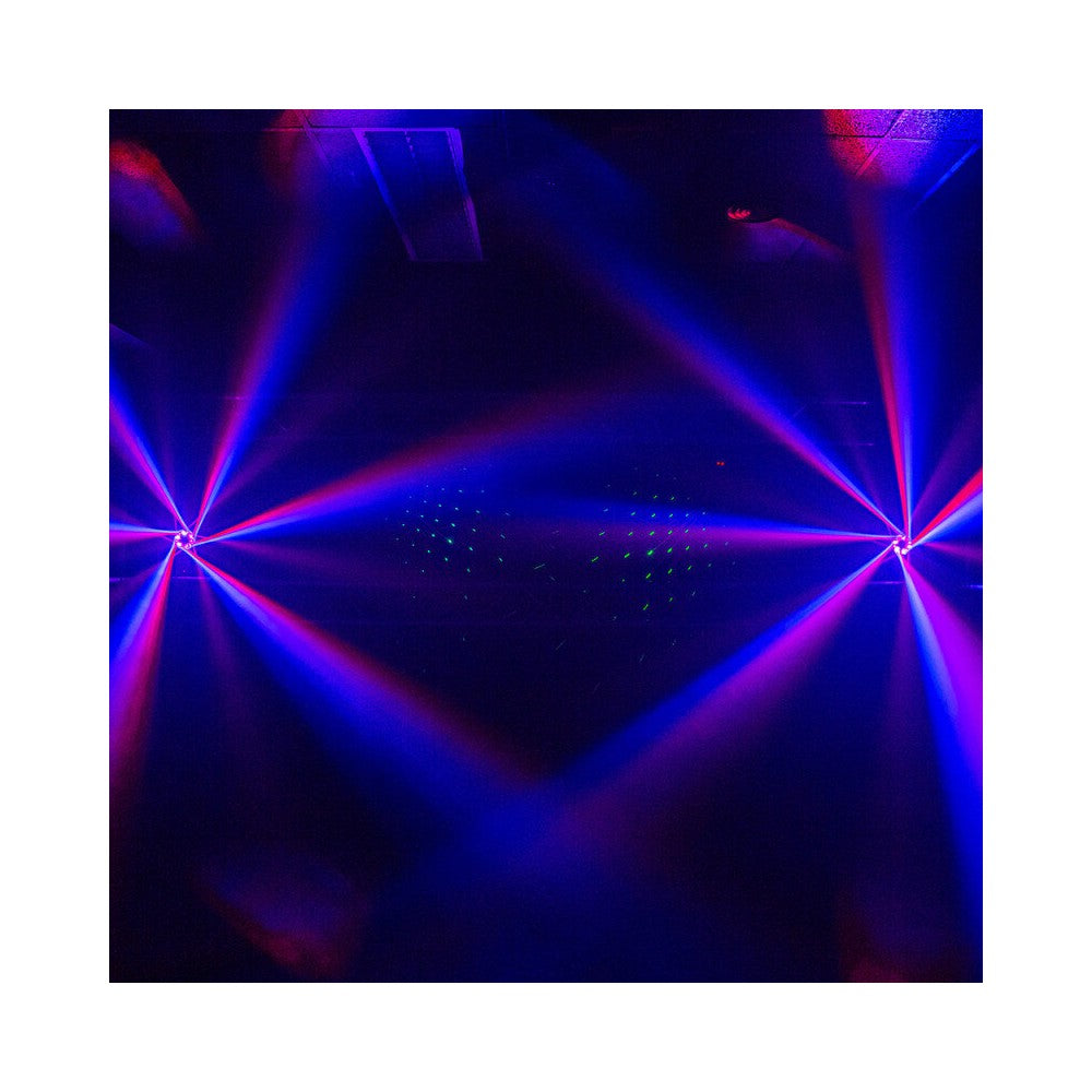 BoomTone DJ Multi-function LED moving head with rotating effect and laser