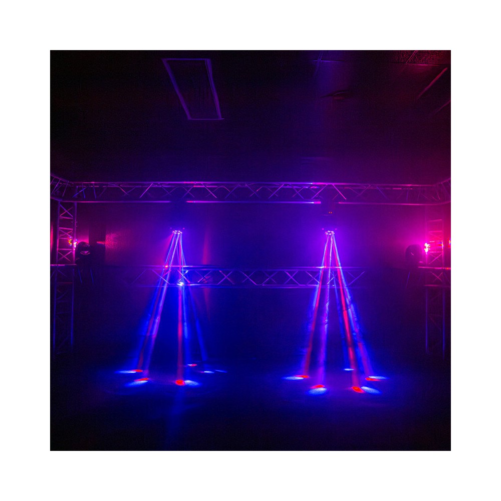 BoomTone DJ Multi-function LED moving head with rotating effect and laser